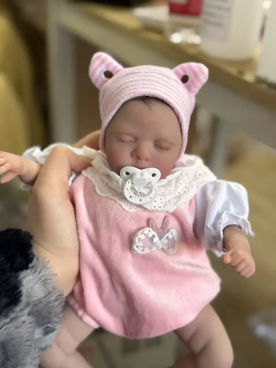 EGO Customized Limited Supply Mini Size Reborn Baby Luna With Mohair Already Finished Doll With Cute Dress
EGO Customized Limited Supply Mini Size Reborn Baby Luna With Mohair Already Finished Doll With Cute Dress