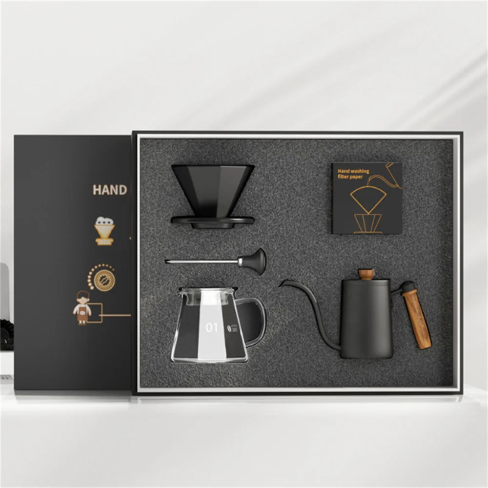 5Pcs Hand-Made Coffee Gift Box Household Bean Grinder Coffee Utensils Holiday Gift Coffee Maker Machine Dripper Sets Kettle Set
5Pcs Hand-Made Coffee Gift Box Household Bean Grinder Coffee Utensils Holiday Gift Coffee Maker Machine Dripper Sets Kettle Set