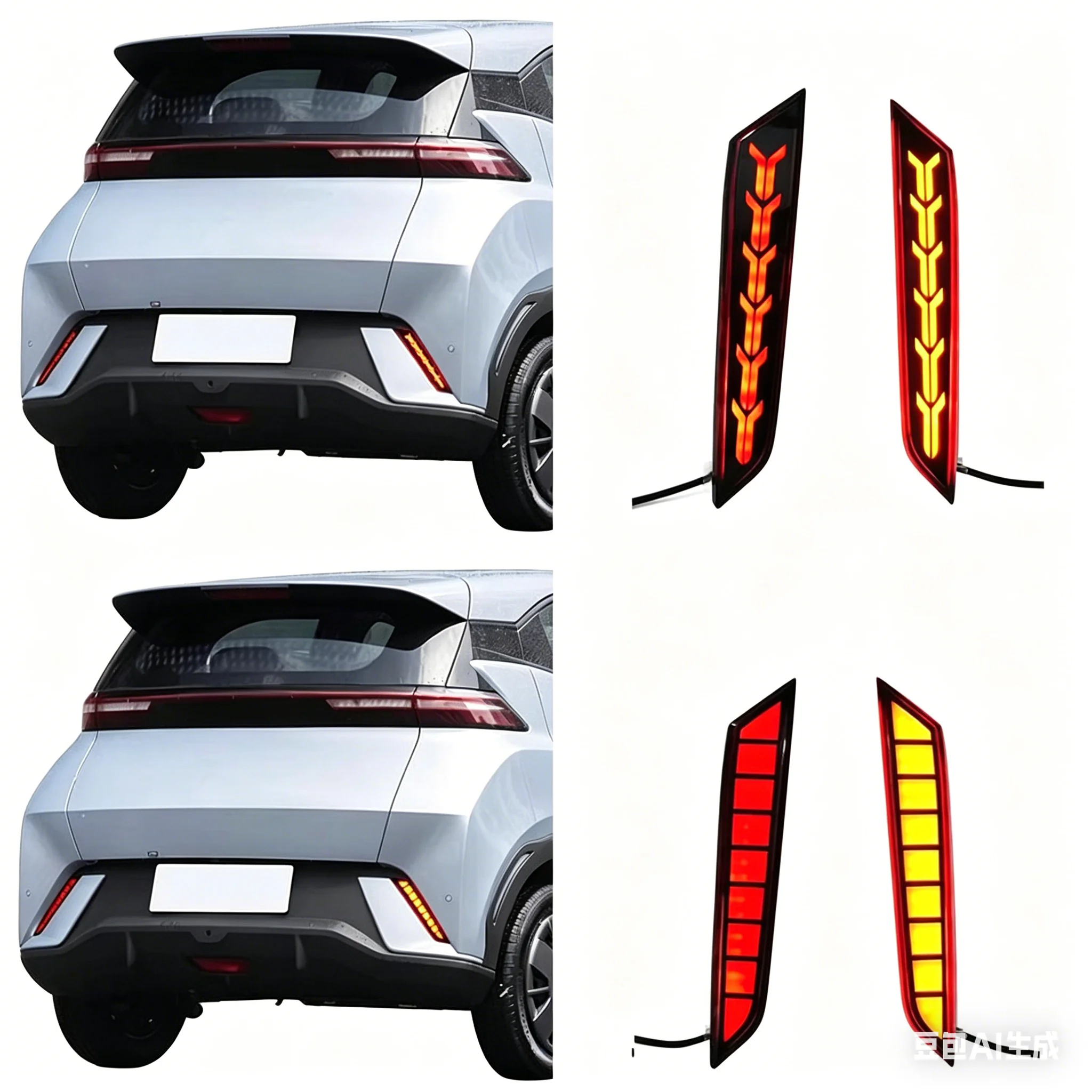 Led Rear Bumper Light Reflector Dynamic Turn Signal Brake Light For BYD Seagull 2023 2024 2025 Modification Accessories
Led Rear Bumper Light Reflector Dynamic Turn Signal Brake Light For BYD Seagull 2023 2024 2025 Modification Accessories