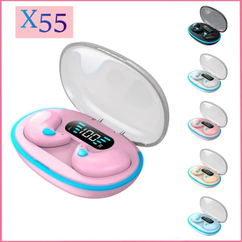 Новые беспроводные Bluetooth-наушники X55 TWS, гарнитура, водонепроницаемые наушники, мини-наушники TWS, стереонаушники для телефона, xiaomi, iphone
Новые беспроводные Bluetooth-наушники X55 TWS, гарнитура, водонепроницаемые наушники, мини-наушники TWS, стереонаушники для телефона, xiaomi, iphone