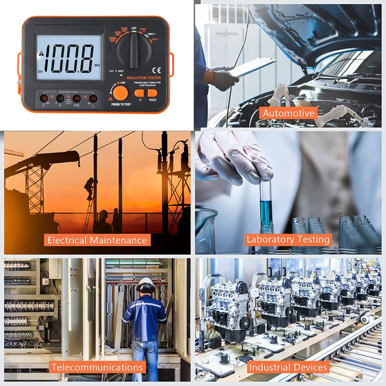 Sleek Design Digital Insulation Tester Equipped with Essential Features for Effective Electrical System Assessments
Sleek Design Digital Insulation Tester Equipped with Essential Features for Effective Electrical System Assessments