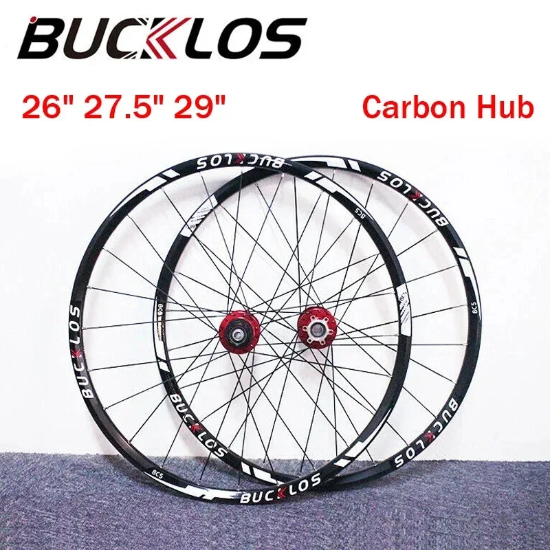 Bucklos Bicycle Wheel Set Carbon Hub Disc Brake Clincher Tire Quick Release Thru Axle 26 27.5 29 Inch Mountain Bike Accessories
Bucklos Bicycle Wheel Set Carbon Hub Disc Brake Clincher Tire Quick Release Thru Axle 26 27.5 29 Inch Mountain Bike Accessories