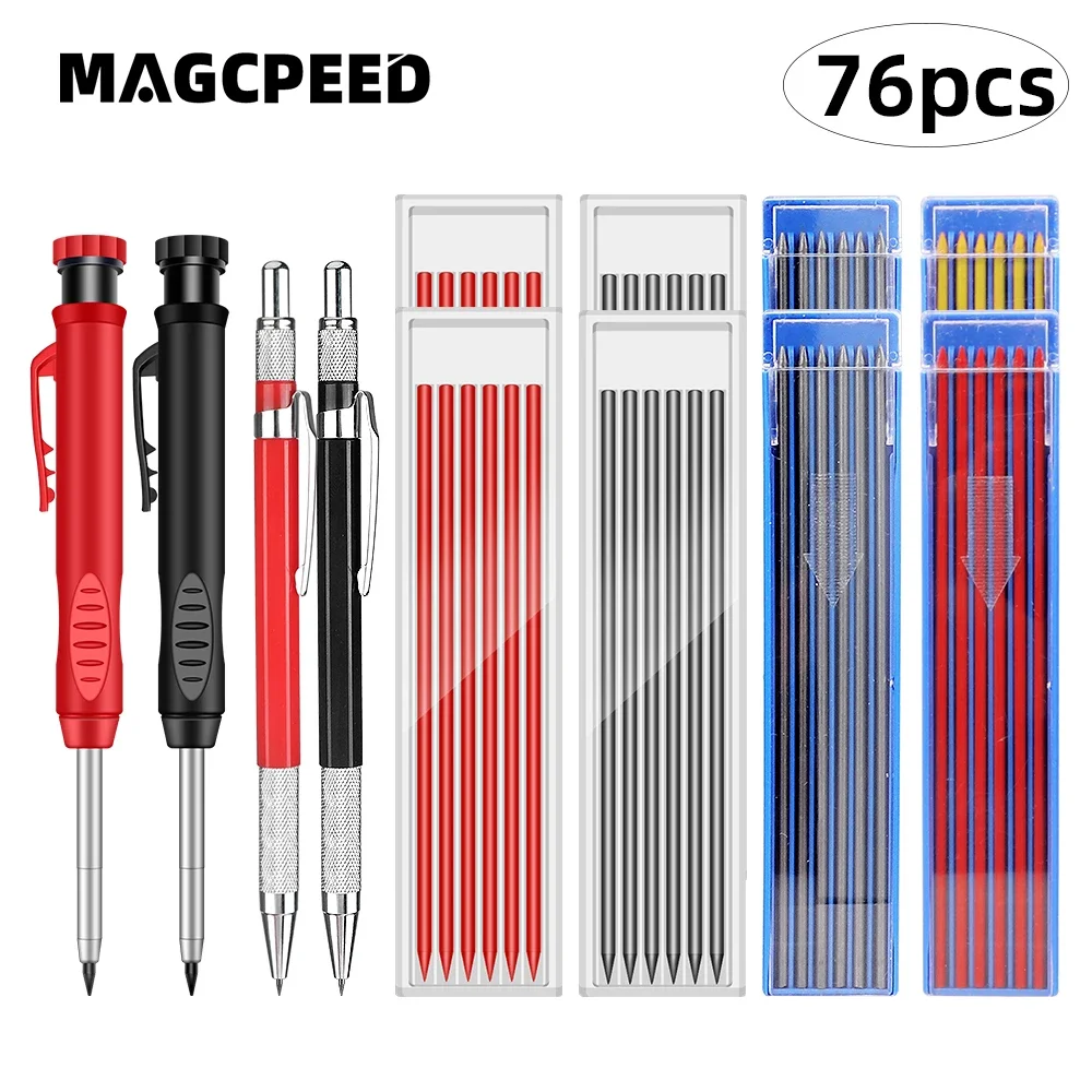 Marking Mechanical Pencil 2.0/2.8mm Deep Hole Solid Carpenter Scriber with Leads Sharpener Automatic Drawing Special Pencil
Marking Mechanical Pencil 2.0/2.8mm Deep Hole Solid Carpenter Scriber with Leads Sharpener Automatic Drawing Special Pencil