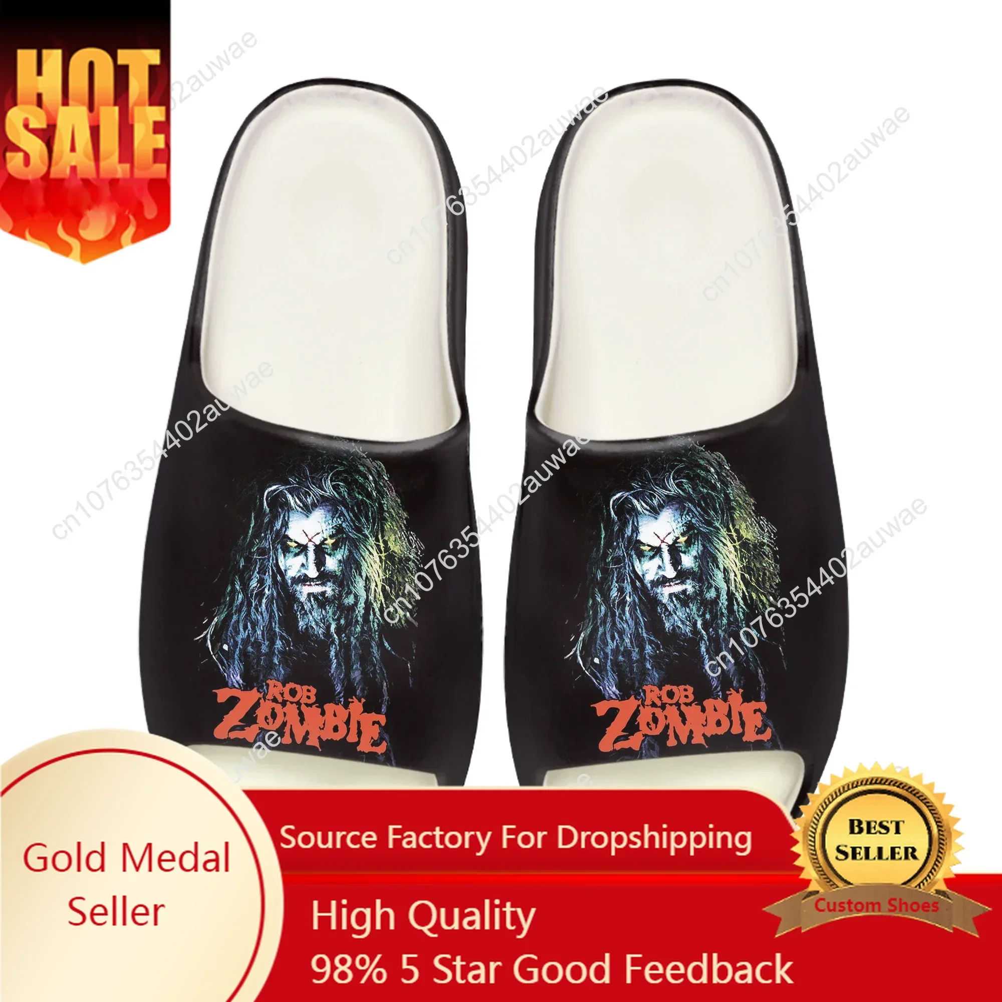 Rob Zombie Soft Sole Sllipers Home Clogs Step on Water Shoes Mens Womens Teenager Customize Bathroom Beach on Shit Sandals
Rob Zombie Soft Sole Sllipers Home Clogs Step on Water Shoes Mens Womens Teenager Customize Bathroom Beach on Shit Sandals