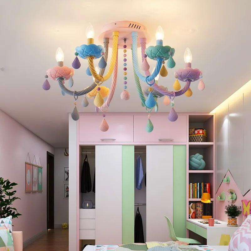 multicolor chandelier Bedroom Led Kids Child Room candle lamp girl room decor mood lights Sleeping Room Rainbow ceiling light
multicolor chandelier Bedroom Led Kids Child Room candle lamp girl room decor mood lights Sleeping Room Rainbow ceiling light