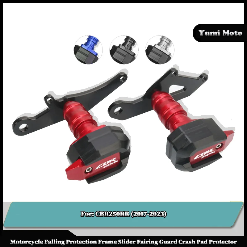 Motorcycle CNC Falling Protection Frame Slider Fairing Guard Crash Pad Protector For HONDA CBR250RR CBR 250RR 2017-2023
Motorcycle CNC Falling Protection Frame Slider Fairing Guard Crash Pad Protector For HONDA CBR250RR CBR 250RR 2017-2023