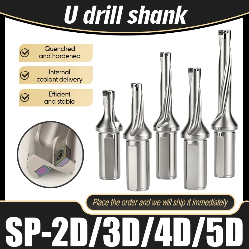 SP Type U-Drill Quick Drill Water Jet Tool Holder Lathe Compatible 2D 3D 4D 5D Disposable Violent Drill for Precision Work
SP Type U-Drill Quick Drill Water Jet Tool Holder Lathe Compatible 2D 3D 4D 5D Disposable Violent Drill for Precision Work