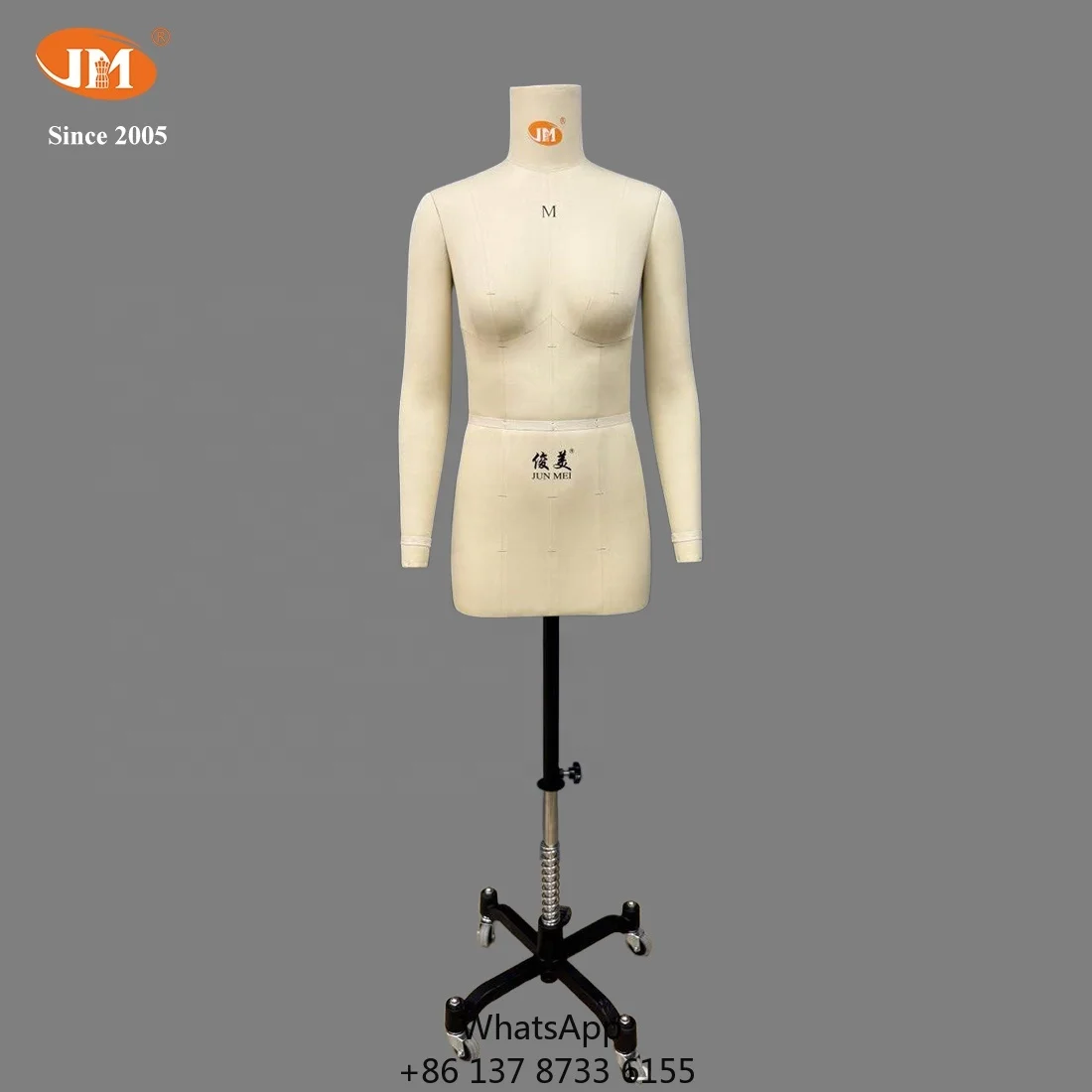 Customizable Custom Size Women's Fiberglass Upper-Body Dress Form Mannequin Collapsible Shoulder Pinal Standing Pose Tailor
Customizable Custom Size Women's Fiberglass Upper-Body Dress Form Mannequin Collapsible Shoulder Pinal Standing Pose Tailor