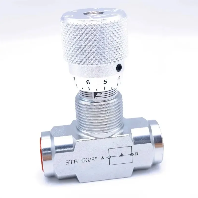 1pc Applicable To STB G1/4 G3/8 Bi-Directional Flow Restrictor Hydraulic Valve Carbon Steel Flow Control Valve for Hydraulic
1pc Applicable To STB G1/4 G3/8 Bi-Directional Flow Restrictor Hydraulic Valve Carbon Steel Flow Control Valve for Hydraulic