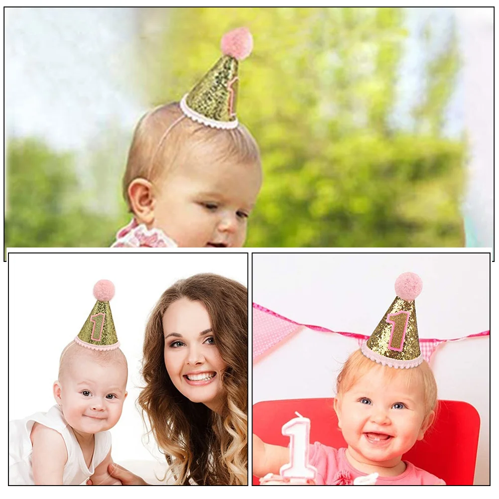 Glittery Pink Cone Hat for Birthday Party 1st First Decorative Lightweight Photo Prop Golden Cloth Non Slip Design
Glittery Pink Cone Hat for Birthday Party 1st First Decorative Lightweight Photo Prop Golden Cloth Non Slip Design