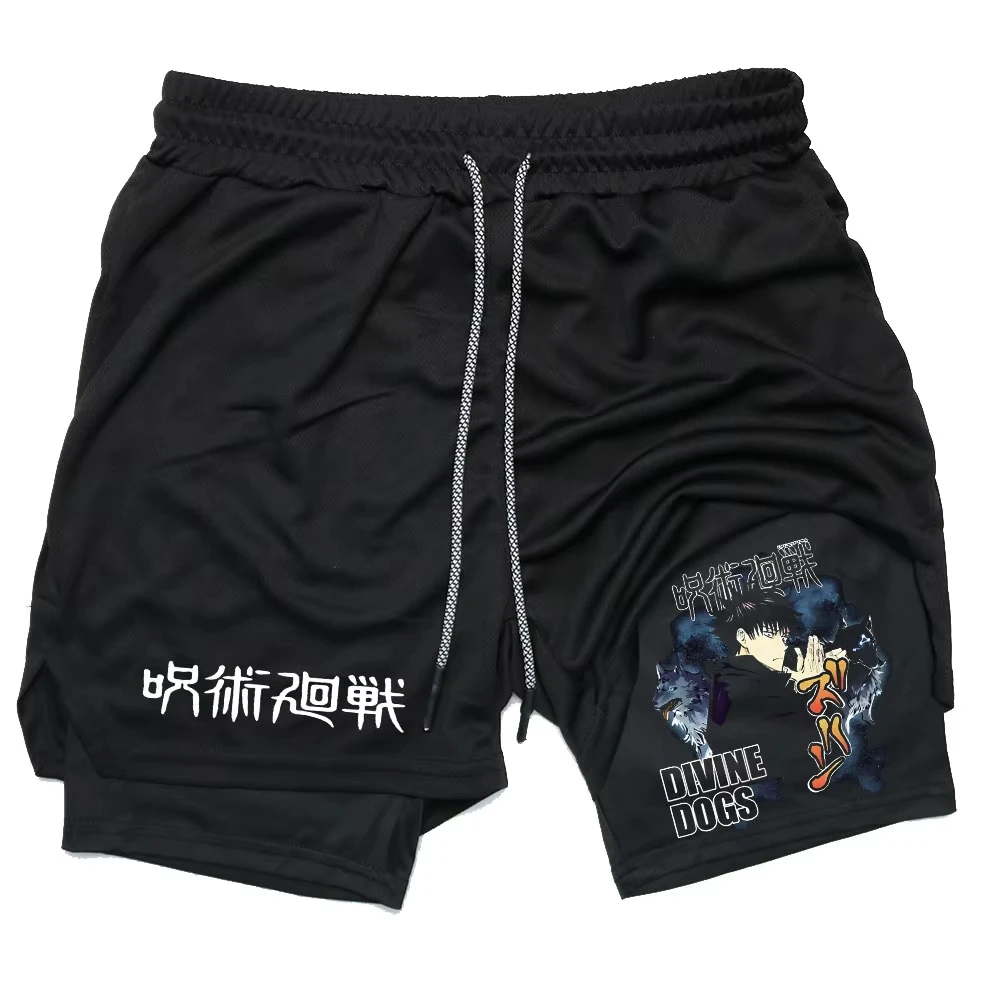 Anime Jujutsu Kaisen Bilateral Print Men's Double Shorts Gym Summer 2-in-1 Sports Fitness Workout Jogging Cycling Shorts
Anime Jujutsu Kaisen Bilateral Print Men's Double Shorts Gym Summer 2-in-1 Sports Fitness Workout Jogging Cycling Shorts