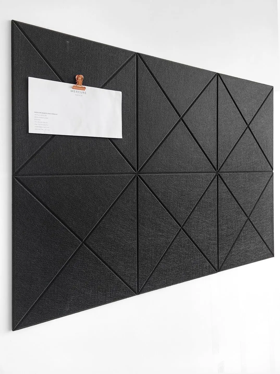 6 Pack Felt Wall Tiles, 24x36 Cork Board Alternative with Adhesive Tabs, Black
6 Pack Felt Wall Tiles, 24x36 Cork Board Alternative with Adhesive Tabs, Black