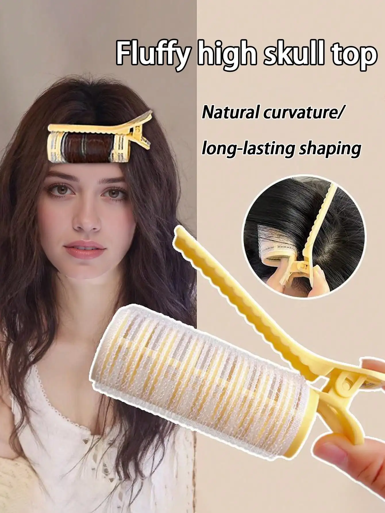 1pc French New Curling Iron, Student Fluffy Clip, Slouchy Curling Iron, Top Root Clip, Air Bangs Curling Clip, Back To School Season, Travel Vacation Essential, Women Hair Accessory, Curling Iron, Curling Comb
1pc French New Curling Iron, Student Fluffy Clip, Slouchy Curling Iron, Top Root Clip, Air Bangs Curling Clip, Back To School Season, Travel Vacation Essential, Women Hair Accessory, Curling Iron, Curling Comb