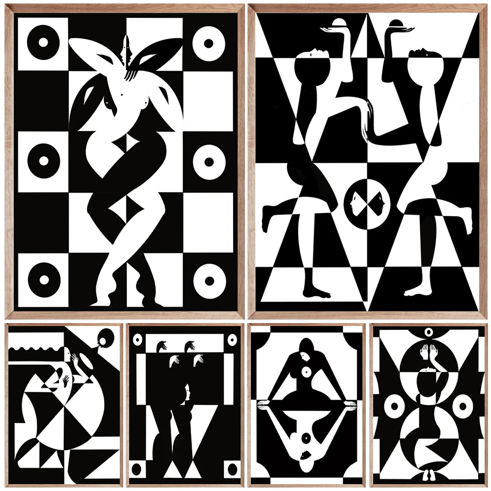 Abstract Figures And Geometric Patterns Black And White Wall Art Canvas Painting,Fantasy Minimalist Art Poster Print Home Decor
Abstract Figures And Geometric Patterns Black And White Wall Art Canvas Painting,Fantasy Minimalist Art Poster Print Home Decor