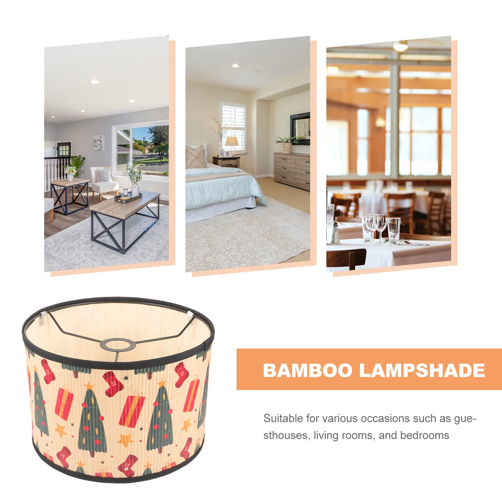 Bamboo Decorative Lampshade Light Shades for Ceiling Lamp Small Vintage Style Woven Lamp Cover UV Printed Soft Lighting Home
Bamboo Decorative Lampshade Light Shades for Ceiling Lamp Small Vintage Style Woven Lamp Cover UV Printed Soft Lighting Home