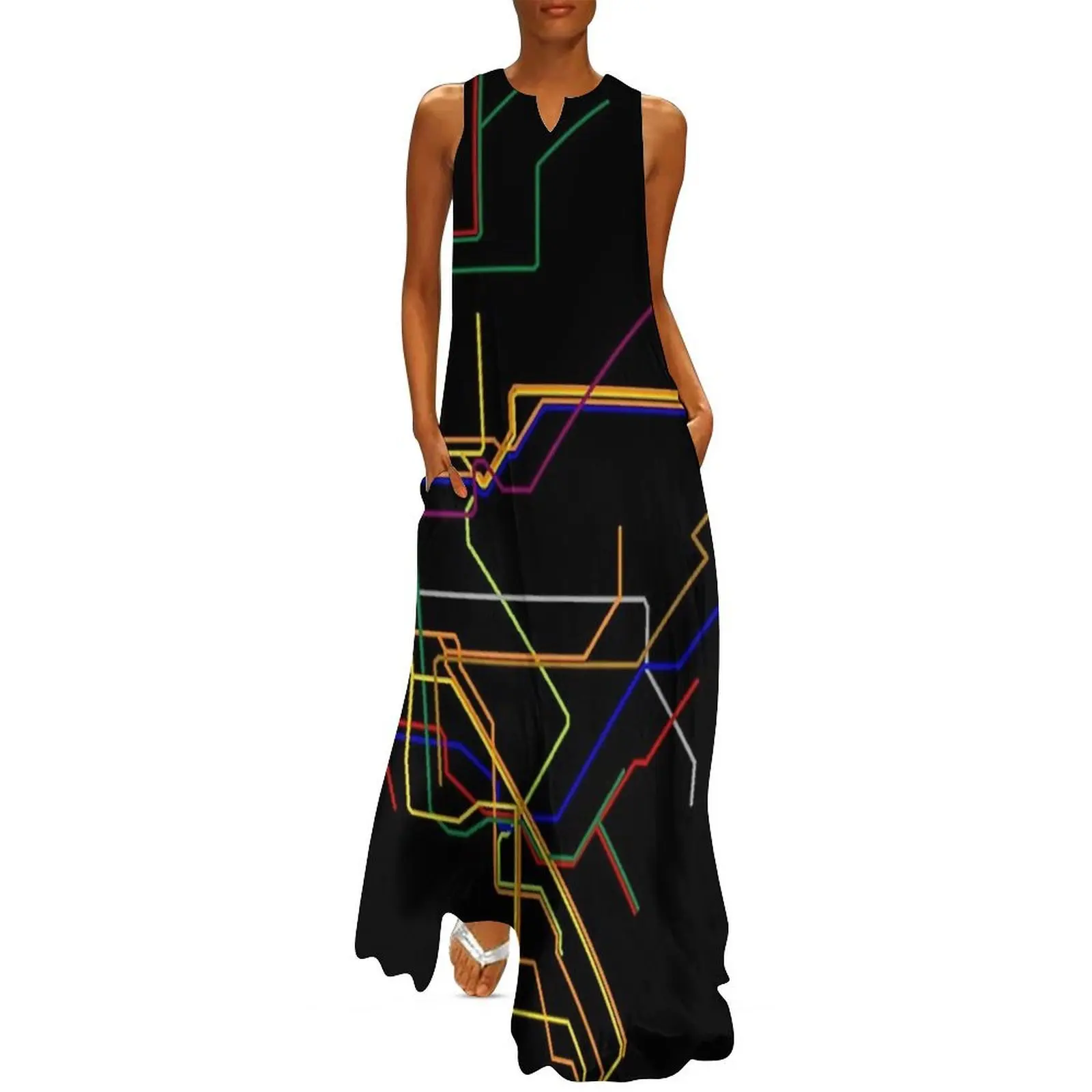 NYC Lines Long Dress Dress for girls clothes for women party dress women elegant luxury Female
NYC Lines Long Dress Dress for girls clothes for women party dress women elegant luxury Female