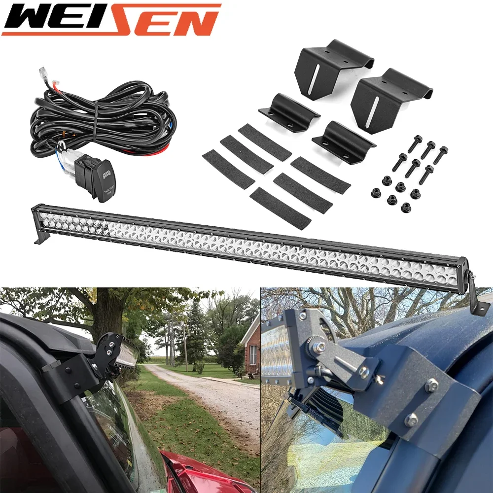 UTV Accessories 288 W 50" LED Bar Roof Mount Kit Steel For Polaris 2013-2024 Ranger 570/900/1000 Fullsize Pro-fit Cage
UTV Accessories 288 W 50" LED Bar Roof Mount Kit Steel For Polaris 2013-2024 Ranger 570/900/1000 Fullsize Pro-fit Cage