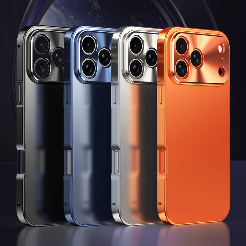 For iPhone 17 Pro Max 17 Air Case Fasion Frosted PC +Aluminum Alloy Metal Frame Camera Protection Shockproof Bumper for iPhone17
For iPhone 17 Pro Max 17 Air Case Fasion Frosted PC +Aluminum Alloy Metal Frame Camera Protection Shockproof Bumper for iPhone17