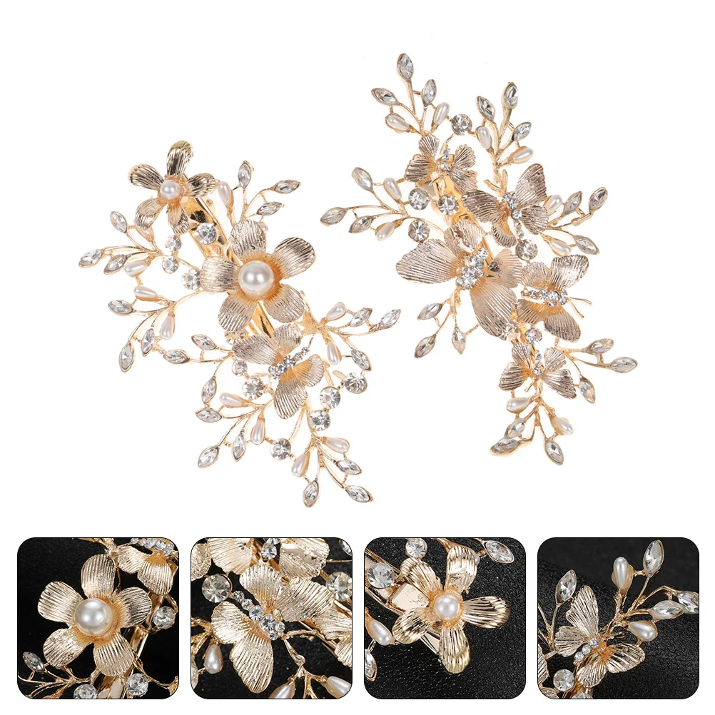 Bridal Hair Clip Rhinestone Flower Butterfly Zinc Alloy Decor Elegant Wedding Veil Accessory Lightweight Comfortable for Bride
Bridal Hair Clip Rhinestone Flower Butterfly Zinc Alloy Decor Elegant Wedding Veil Accessory Lightweight Comfortable for Bride