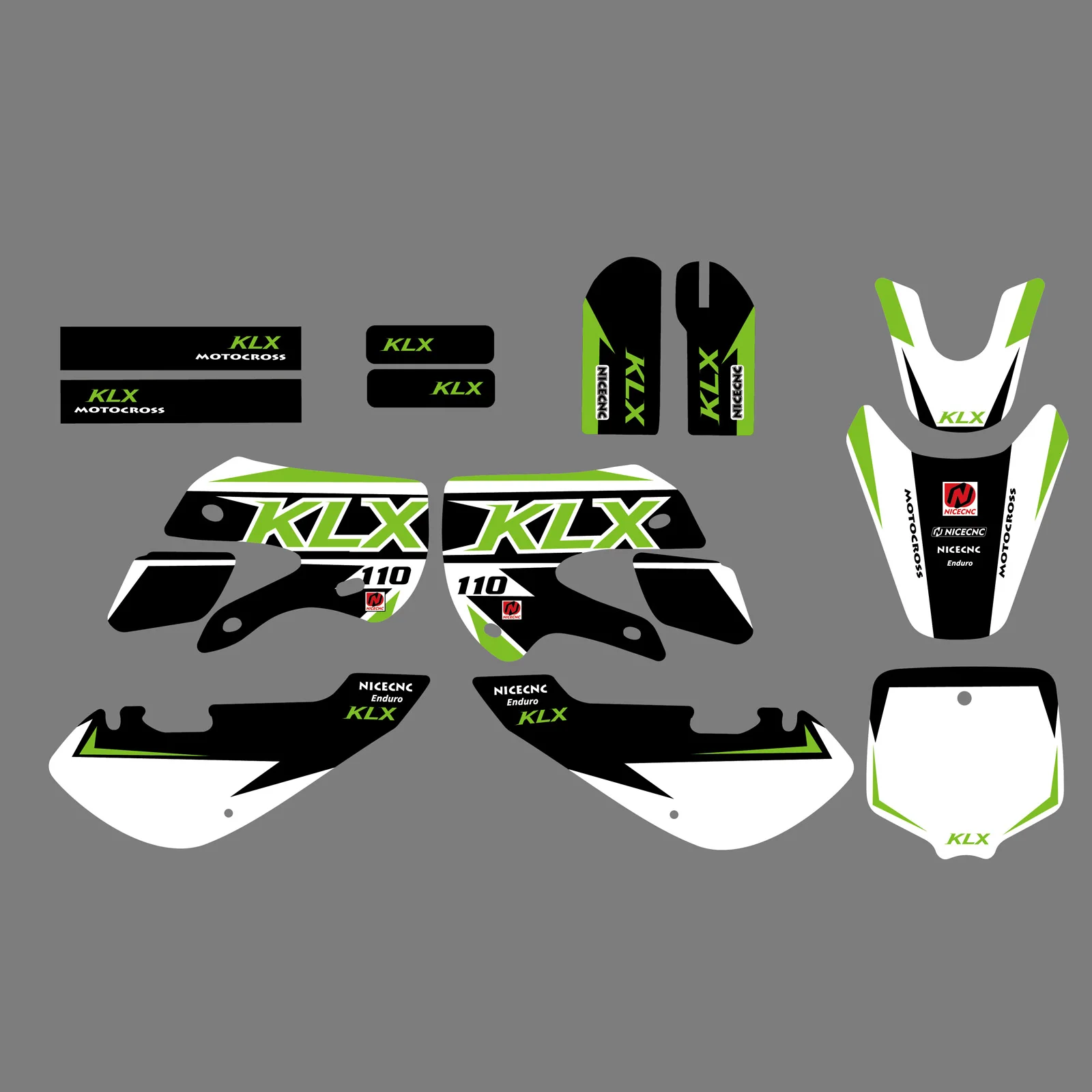 NICECNC Motocross Graphics Background Decals Sticker Kit For KAWASAKI KX65 2000-2013 KLX110 2000-2009 KX 65 KLX 110 Customize
NICECNC Motocross Graphics Background Decals Sticker Kit For KAWASAKI KX65 2000-2013 KLX110 2000-2009 KX 65 KLX 110 Customize