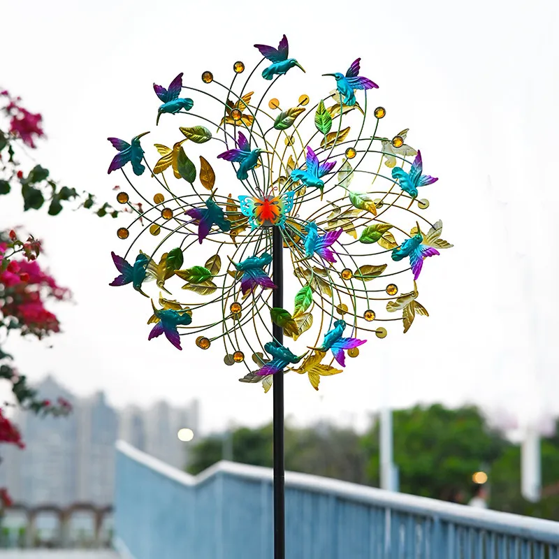 Double-Sided Rotating Iron Windmill for Garden Balcony Decor Whimsical Yard Ornament for Kindergarten Rustic Metal Wind Spinners
Double-Sided Rotating Iron Windmill for Garden Balcony Decor Whimsical Yard Ornament for Kindergarten Rustic Metal Wind Spinners