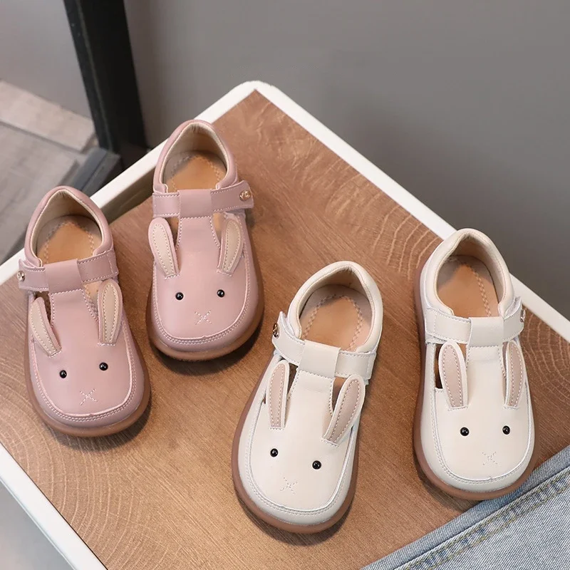 Cartoon Rabbit Baby Boys Children's Casual Shoes Spring Genuine Leather Girls Flats Non-slip soft sole Kids Leather Shoes
Cartoon Rabbit Baby Boys Children's Casual Shoes Spring Genuine Leather Girls Flats Non-slip soft sole Kids Leather Shoes