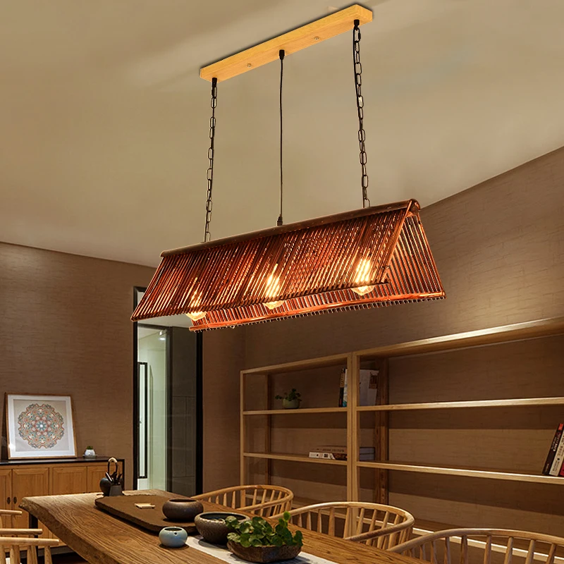 Chinese style new Chinese style tea room Zen chandelier, homestay lighting design, retro long strip lamp, bamboo lamp, bamboo wo
Chinese style new Chinese style tea room Zen chandelier, homestay lighting design, retro long strip lamp, bamboo lamp, bamboo wo