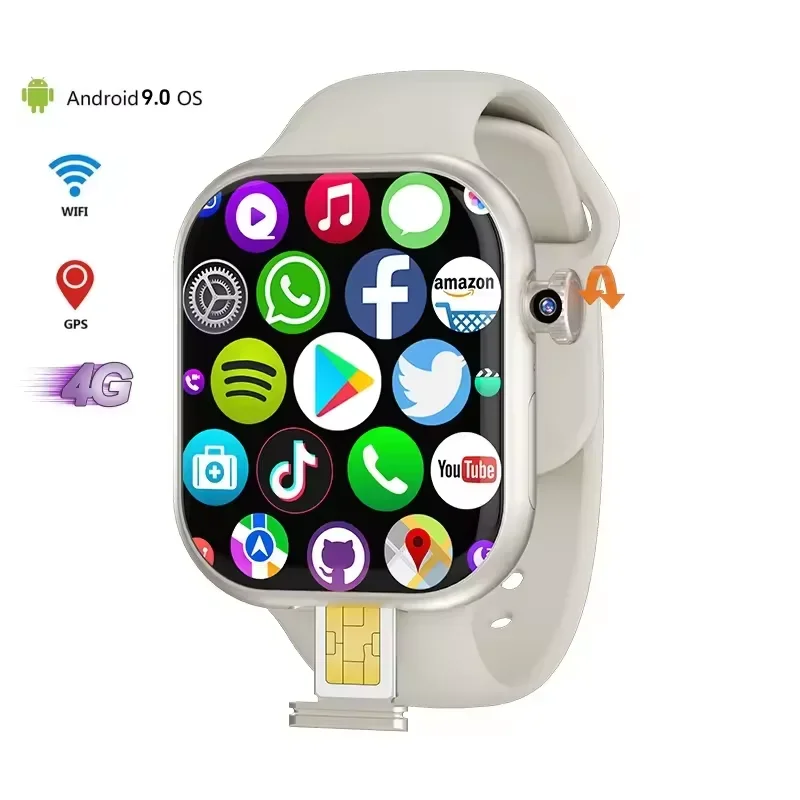 VP29Smart Watches Goldenspike 5G Smartwatch With Android 10.0 OS 2.29inch Amoled Rotating Camera GPS WIFI NFC Google Play Store
VP29Smart Watches Goldenspike 5G Smartwatch With Android 10.0 OS 2.29inch Amoled Rotating Camera GPS WIFI NFC Google Play Store