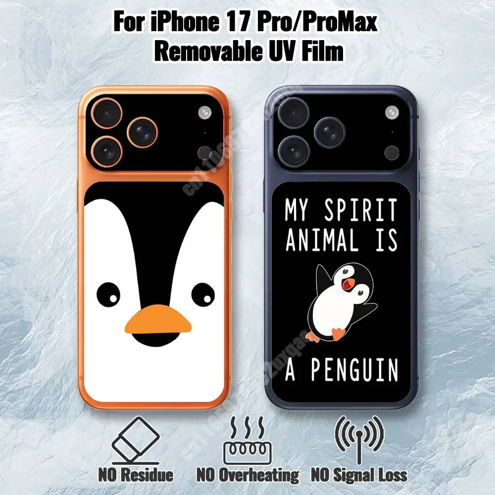 Cute Antarctic Penguin Removable UV Film for iPhone 17 Pro 17 ProMax HD Back Sticker
Cute Antarctic Penguin Removable UV Film for iPhone 17 Pro 17 ProMax HD Back Sticker