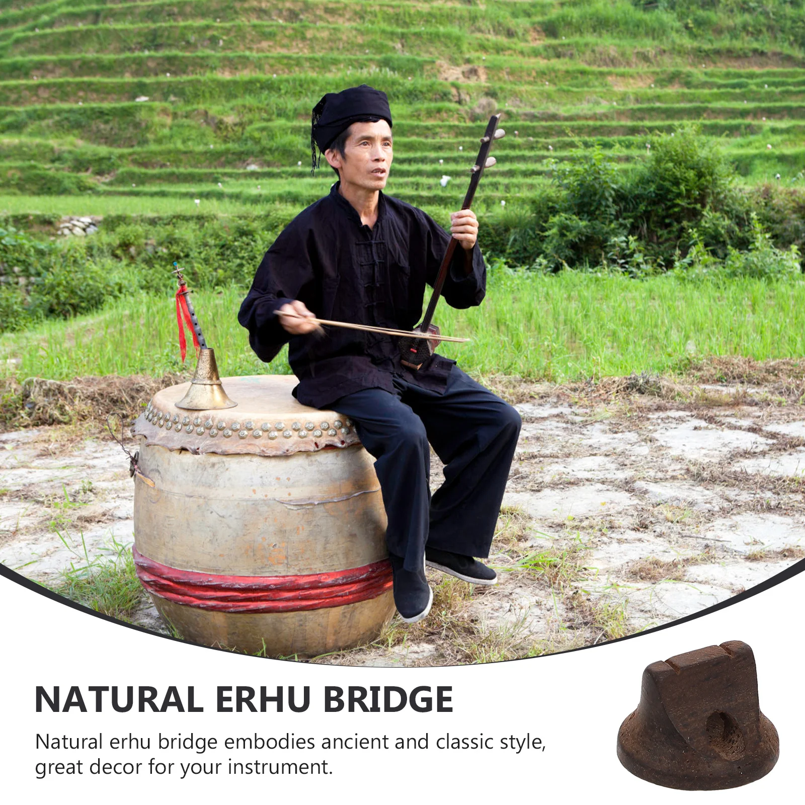 2pcs Ebony Erhu Bridge Durable Simple Replacement Parts For Chinese Instrument Black Wooden Accessories Musical Instrument Parts
2pcs Ebony Erhu Bridge Durable Simple Replacement Parts For Chinese Instrument Black Wooden Accessories Musical Instrument Parts