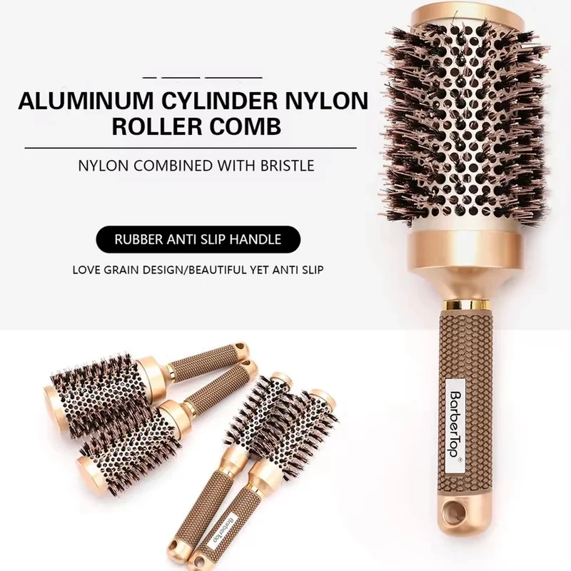 Pro Salon Curling Round Hairbrush Women Hairdressing Styling Tool Barbershop Accessories
Pro Salon Curling Round Hairbrush Women Hairdressing Styling Tool Barbershop Accessories