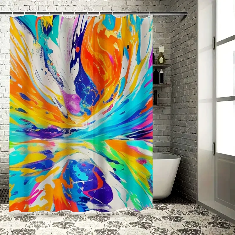 Яркая красочная занавеска для душа, коврик для ванной, украшение из водонепроницаемой ткани, украшения для домашней ванной комнаты для детской спальни
Яркая красочная занавеска для душа, коврик для ванной, украшение из водонепроницаемой ткани, украшения для домашней ванной комнаты для детской спальни