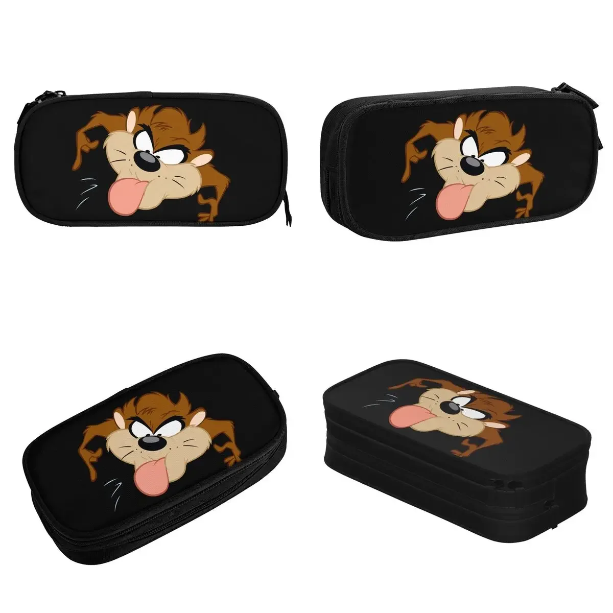 TAZ Cartoon TASMANIAN Tongue Out Pencil Case Cute Pen Bag Student Large Storage School Supplies Gifts Pencilcases
TAZ Cartoon TASMANIAN Tongue Out Pencil Case Cute Pen Bag Student Large Storage School Supplies Gifts Pencilcases
