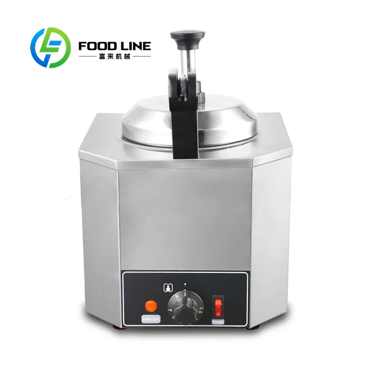 Single Barrel Hot Cheese Warmer with Pump Electric Stainless Steel Sauce Dispenser
Single Barrel Hot Cheese Warmer with Pump Electric Stainless Steel Sauce Dispenser
