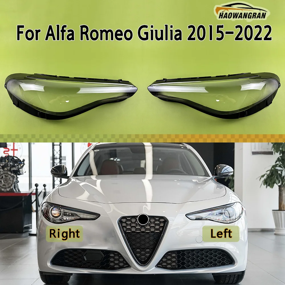 For Alfa Romeo Giulia 2015 ~ 2022 Transparent Headlight Cover Headlamp Shell Clear Lens Plexiglass Replace Original Lampshade
For Alfa Romeo Giulia 2015 ~ 2022 Transparent Headlight Cover Headlamp Shell Clear Lens Plexiglass Replace Original Lampshade