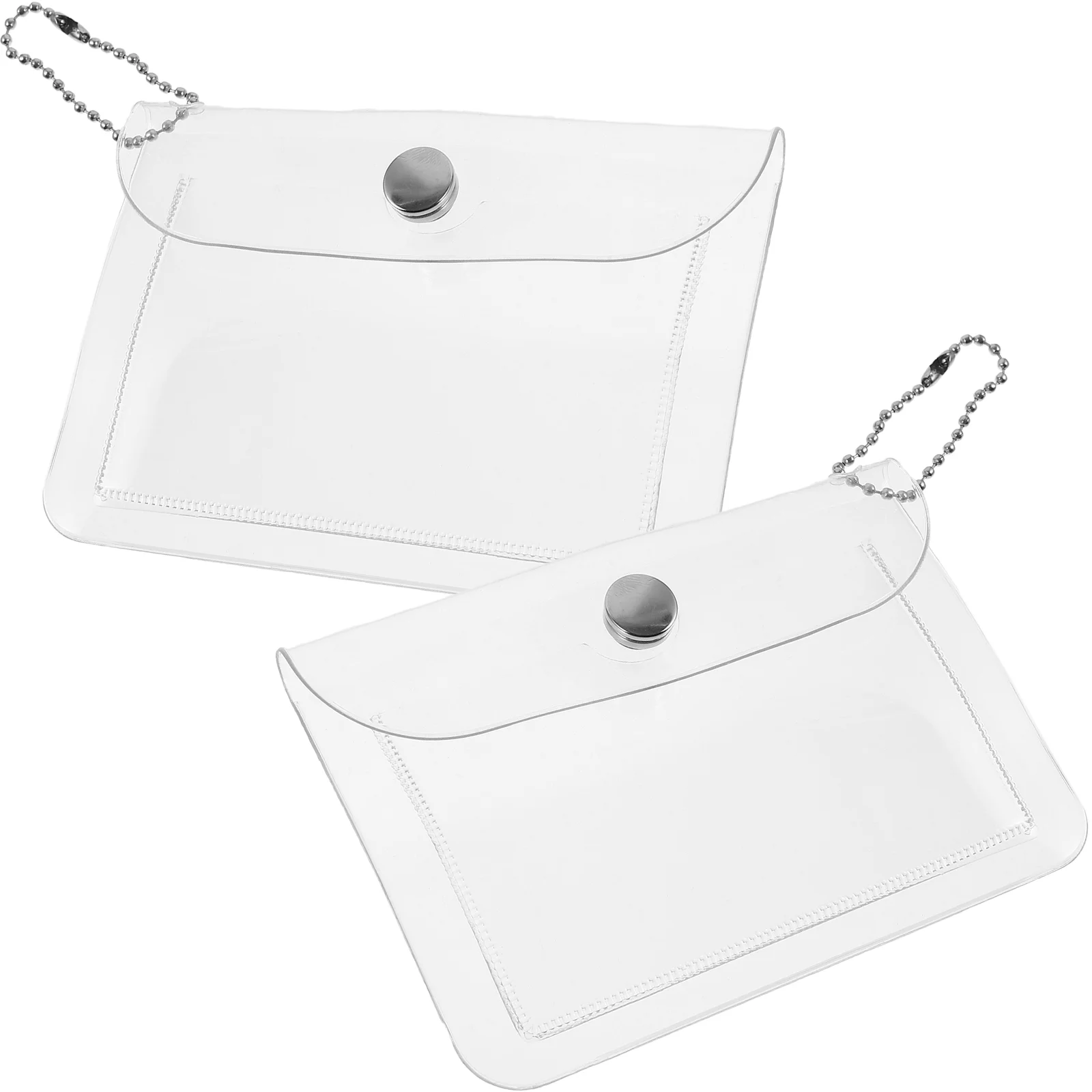 2 Pcs Transparent Card Holder Mini Notebook Cover PVC Change Purse Portable Key Case Snap Button Closure Wallet Gift
2 Pcs Transparent Card Holder Mini Notebook Cover PVC Change Purse Portable Key Case Snap Button Closure Wallet Gift