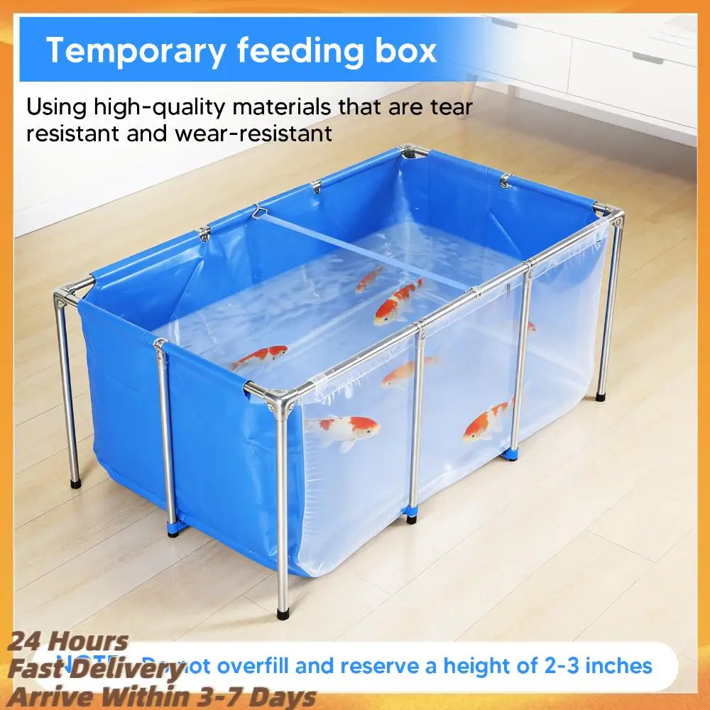 Above Ground Fish Tank with Frame & Drain Valve Transparent Fish Pond Clear Viewing Panel for Fish Breeding & Garden Display
Above Ground Fish Tank with Frame & Drain Valve Transparent Fish Pond Clear Viewing Panel for Fish Breeding & Garden Display