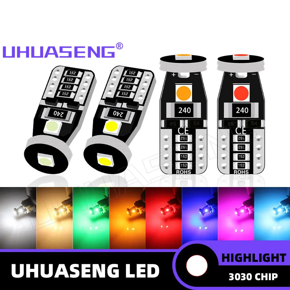 UHUASENG 2PCS Warm White T10 Light Bulb WY5W W5W 194 Led 3030 Car Interior License Plate Reading Trunk Dome Signal Parking Lamp
UHUASENG 2PCS Warm White T10 Light Bulb WY5W W5W 194 Led 3030 Car Interior License Plate Reading Trunk Dome Signal Parking Lamp