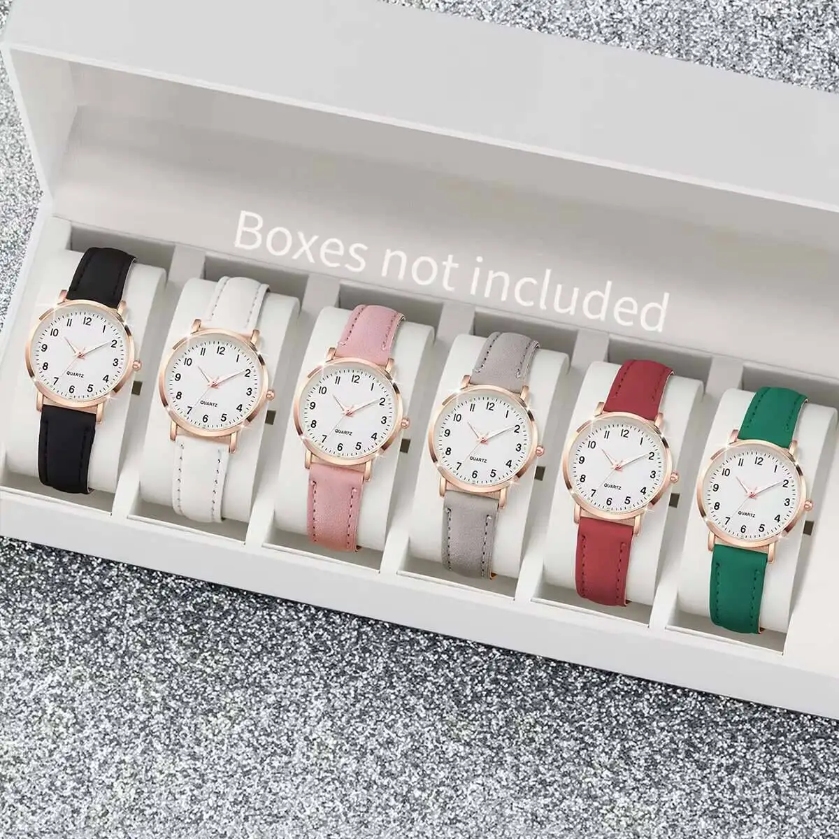 6/7/8/9PCS Fashion Casual Women's Watches Ladies Arabic Dial Quartz Watch Leather Band Wristwatches Relogio Feminino(Without Box
6/7/8/9PCS Fashion Casual Women's Watches Ladies Arabic Dial Quartz Watch Leather Band Wristwatches Relogio Feminino(Without Box