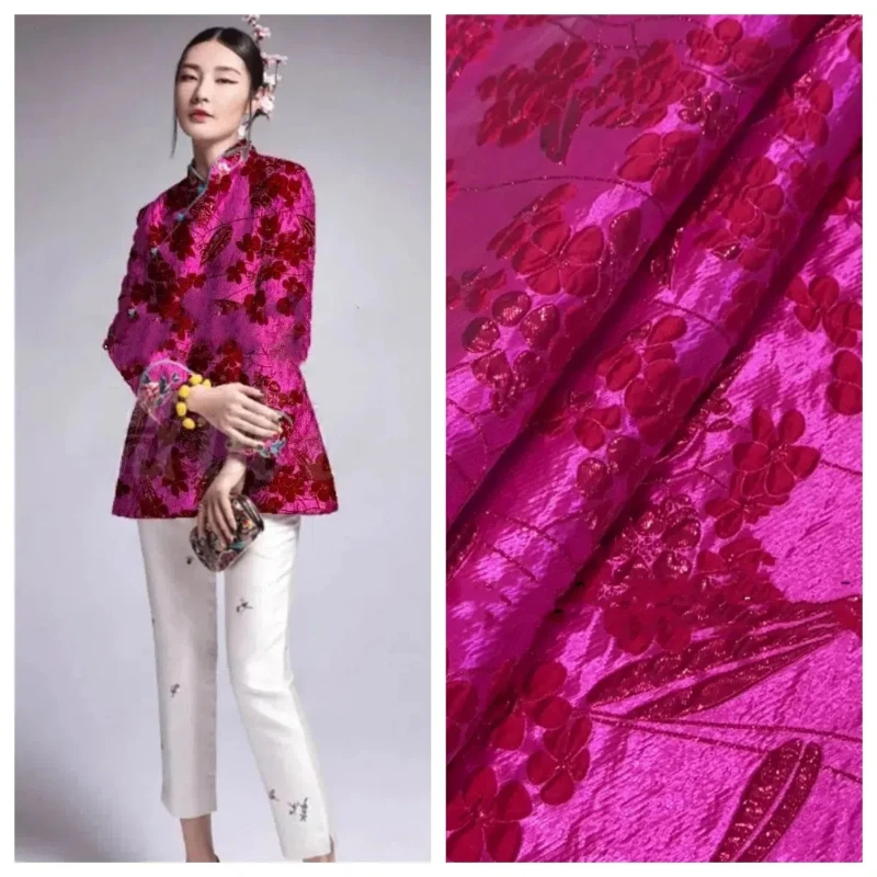 New Chinese Style Gold Wire Three-dimensional Relief Flower Color Woven Jacquard Fabric, Elegant Chinese Style Brocade Fabric
New Chinese Style Gold Wire Three-dimensional Relief Flower Color Woven Jacquard Fabric, Elegant Chinese Style Brocade Fabric