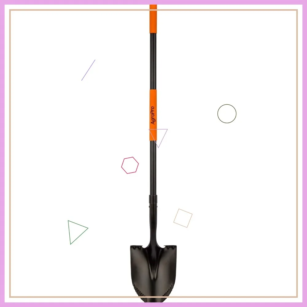 Heavy Duty Metal Digging Shovel with Fiberglass Handle, 58 Inch Garden Tool for Soil Work
Heavy Duty Metal Digging Shovel with Fiberglass Handle, 58 Inch Garden Tool for Soil Work