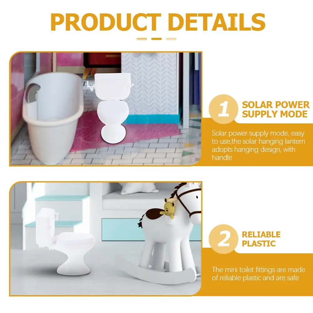Toilet Realistic Miniature Adornment Bathroom Furniture Dolls Plaything Fairy Toys
Toilet Realistic Miniature Adornment Bathroom Furniture Dolls Plaything Fairy Toys