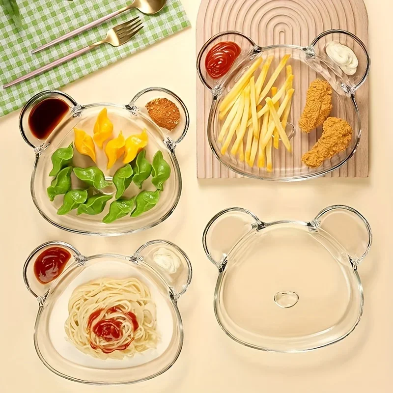Glass Divided Serving Plate with Sauce Compartment Shell Design for Dumplings Desserts Seafood Sharing Dish Microwave Safe Gift
Glass Divided Serving Plate with Sauce Compartment Shell Design for Dumplings Desserts Seafood Sharing Dish Microwave Safe Gift