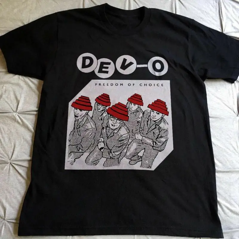 Devo Freedom of Choice T-shirt Black Unisex All Sizes S-5Xl
Devo Freedom of Choice T-shirt Black Unisex All Sizes S-5Xl