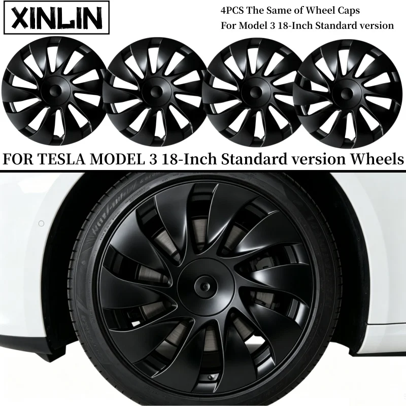 4PCS 18-Inch Wheel Cover For Tesla Model 3 Standard Version Wheel Hub Caps Replacement Wheel Full Rim Cover Accessories 2026
4PCS 18-Inch Wheel Cover For Tesla Model 3 Standard Version Wheel Hub Caps Replacement Wheel Full Rim Cover Accessories 2026