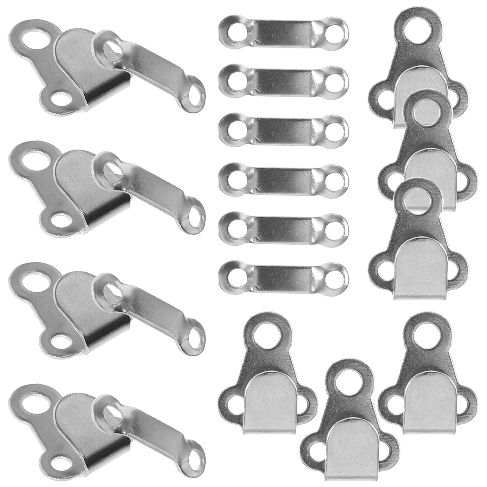 10 Sets Invisible Trouser Buttons Hook and Eye Sewing Supplies Metal Crafts Skirt Hooks Eyes for Clothing Accessories
10 Sets Invisible Trouser Buttons Hook and Eye Sewing Supplies Metal Crafts Skirt Hooks Eyes for Clothing Accessories