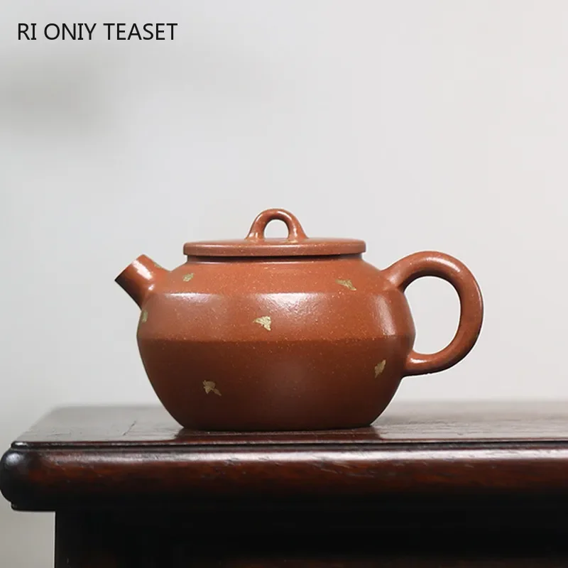 130ml Chinese Yixing Famous Purple Clay Teapots Household Beauty Kettle Handmade Tea Pot Raw Ore Zisha Tea Set Accessories
130ml Chinese Yixing Famous Purple Clay Teapots Household Beauty Kettle Handmade Tea Pot Raw Ore Zisha Tea Set Accessories
