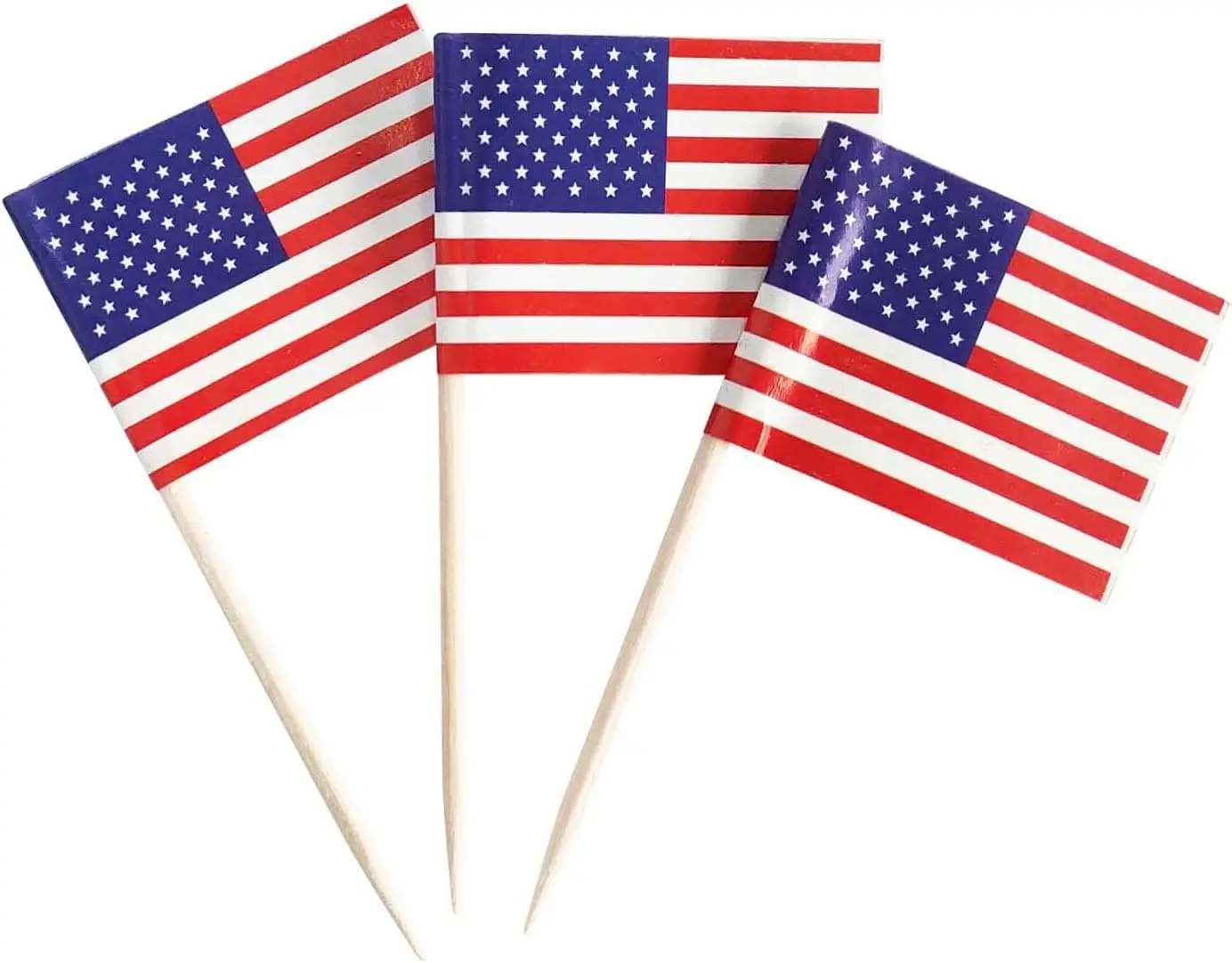 Pack USA American Flag US Toothpick Flags, Cocktail Picks Mini Stick Cupcake Toppers Country Picks Party Decoration Celebration
Pack USA American Flag US Toothpick Flags, Cocktail Picks Mini Stick Cupcake Toppers Country Picks Party Decoration Celebration