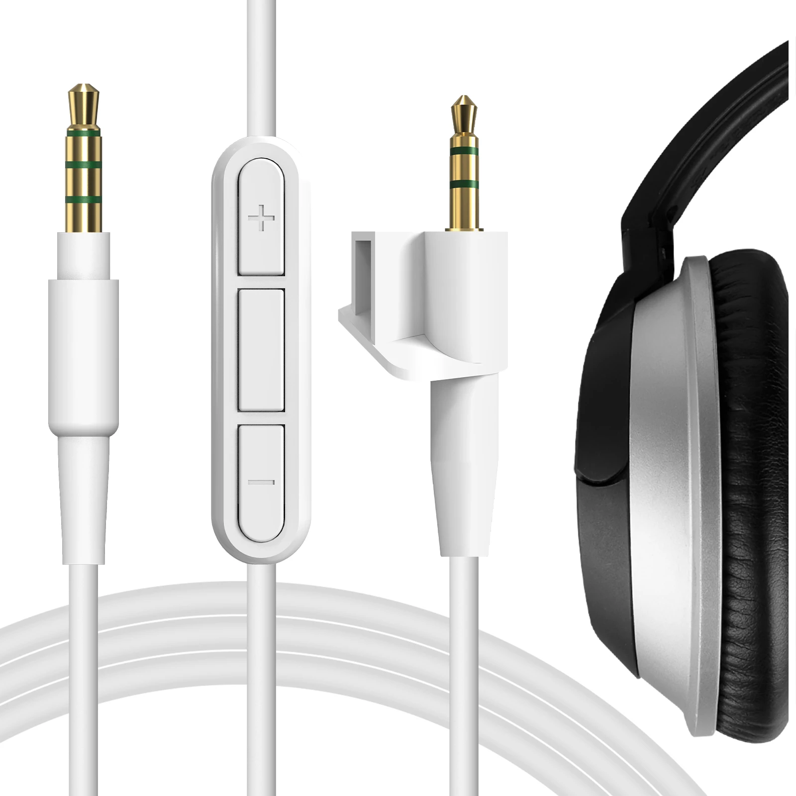 Аудиокабель Geekria с микрофоном, совместимый с Bose Around-Ear AE2, AE2i, 2,5 мм вспомогательный сменный стереошнур (6 футов/1,7 м)
Аудиокабель Geekria с микрофоном, совместимый с Bose Around-Ear AE2, AE2i, 2,5 мм вспомогательный сменный стереошнур (6 футов/1,7 м)