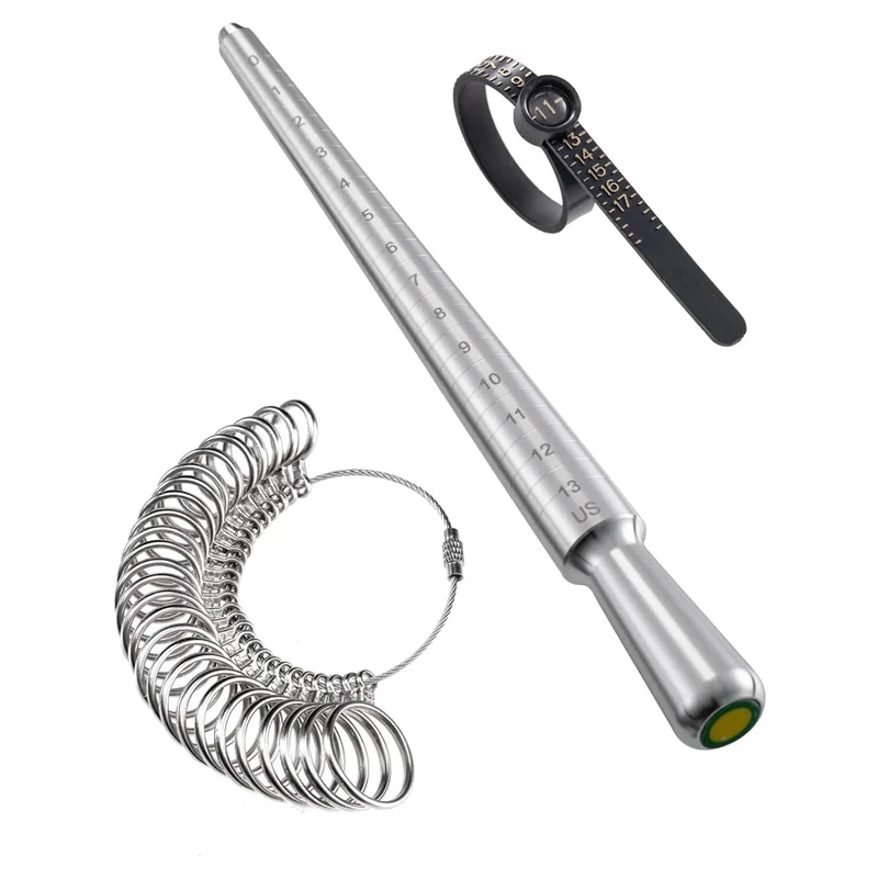 CYL-Ring Sizer Measuring Tool Kit With Magnifying Glass, Integrated Conical Solid Ring Mandrel Sizer Tools Kit For Ring Repair
CYL-Ring Sizer Measuring Tool Kit With Magnifying Glass, Integrated Conical Solid Ring Mandrel Sizer Tools Kit For Ring Repair